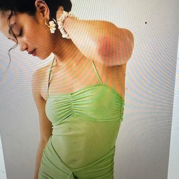 Nightcap Green Mesh Mermaid Dress, Sz S - Picture 2 of 7